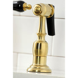 Duchess KS7277PKLBS Bridge Kitchen Faucet, Brushed Brass