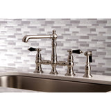 Duchess KS7278PKLBS Bridge Kitchen Faucet, Brushed Nickel