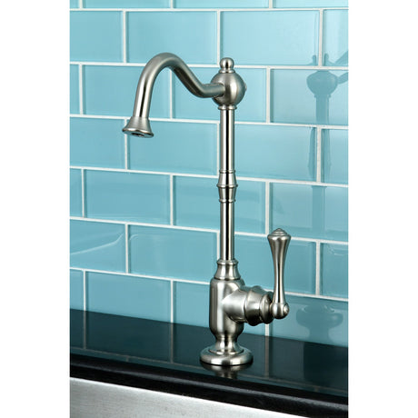 Vintage KS7398BL Single-Handle 1-Hole Deck Mount Water Filtration Faucet, Brushed Nickel