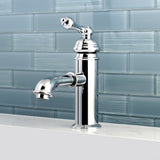 American Classic KS7411ACL Single-Handle 1-Hole Deck Mount Bathroom Faucet with Brass Pop-Up, Polished Chrome