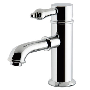 Paris KS7411AL Single-Handle 1-Hole Deck Mount Bathroom Faucet with Brass Pop-Up, Polished Chrome