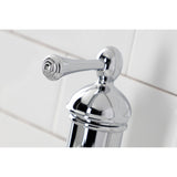 Paris KS7411BL Single-Handle 1-Hole Deck Mount Bathroom Faucet with Brass Pop-Up, Polished Chrome