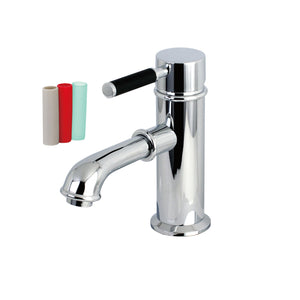 Kaiser KS7411DKL Single-Handle 1-Hole Deck Mount Bathroom Faucet with Brass Pop-Up, Polished Chrome