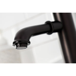 Paris KS7415BL Single-Handle 1-Hole Deck Mount Bathroom Faucet with Brass Pop-Up, Oil Rubbed Bronze