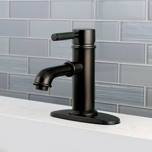 Kaiser KS7415DKL Single-Handle 1-Hole Deck Mount Bathroom Faucet with Brass Pop-Up, Oil Rubbed Bronze