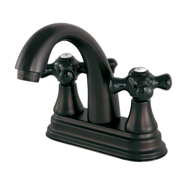 Duchess KS7615PKX Two-Handle 3-Hole Deck Mount 4" Centerset Bathroom Faucet with Brass Pop-Up, Oil Rubbed Bronze