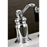 Templeton KS7821TLBS Single-Handle 3-Hole Deck Mount Widespread Kitchen Faucet with Brass Sprayer, Polished Chrome
