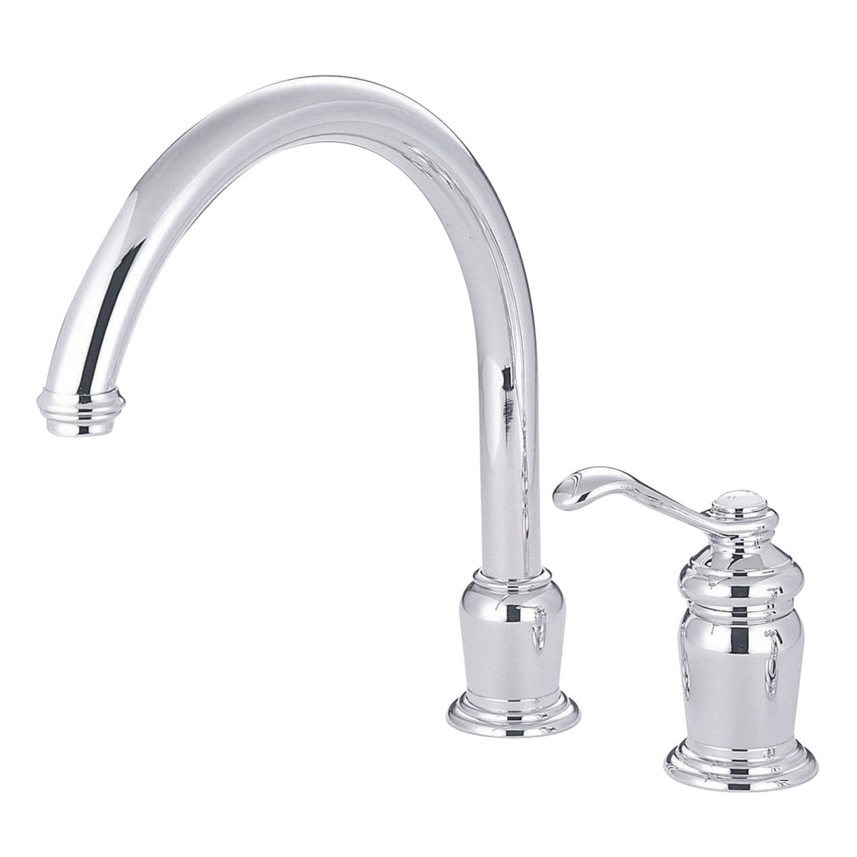 Templeton KS7821TLLS Single-Handle 2-Hole Deck Mount Widespread Kitchen Faucet, Polished Chrome