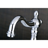English Country KS7971AL Two-Handle 3-Hole Deck Mount Bridge Bathroom Faucet with Brass Pop-Up, Polished Chrome