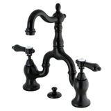 Heirloom KS7975BAL Two-Handle 3-Hole Deck Mount Bridge Bathroom Faucet with Brass Pop-Up, Oil Rubbed Bronze