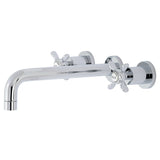Essex KS8021BEX Two-Handle 3-Hole Wall Mount Roman Tub Faucet, Polished Chrome