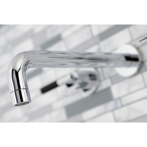 Kaiser KS8021CKL Two-Handle 3-Hole Wall Mount Roman Tub Faucet, Polished Chrome