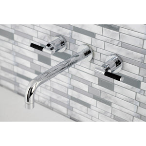 Kaiser KS8021CKL Two-Handle 3-Hole Wall Mount Roman Tub Faucet, Polished Chrome