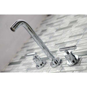 Manhattan KS8021CML Two-Handle 3-Hole Wall Mount Roman Tub Faucet, Polished Chrome