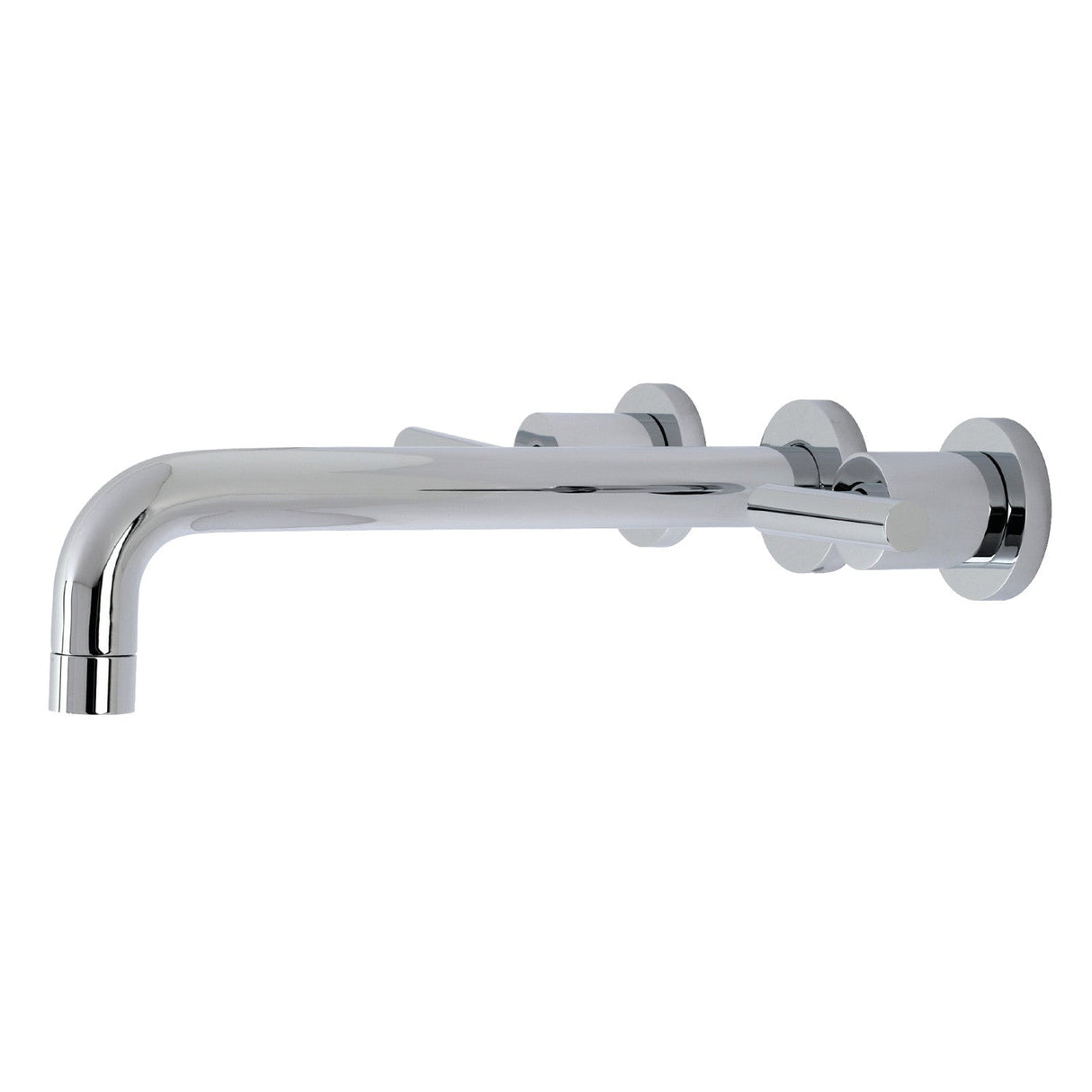 Manhattan KS8021CML Two-Handle 3-Hole Wall Mount Roman Tub Faucet, Polished Chrome