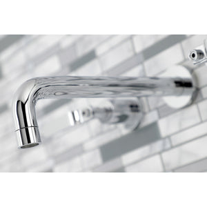 Whitaker KS8021KL Two-Handle 3-Hole Wall Mount Roman Tub Faucet, Polished Chrome