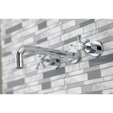 Hamilton KS8021NX Two-Handle 3-Hole Wall Mount Roman Tub Faucet, Polished Chrome