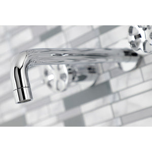 Belknap KS8021RX Two-Handle 3-Hole Wall Mount Roman Tub Faucet, Polished Chrome
