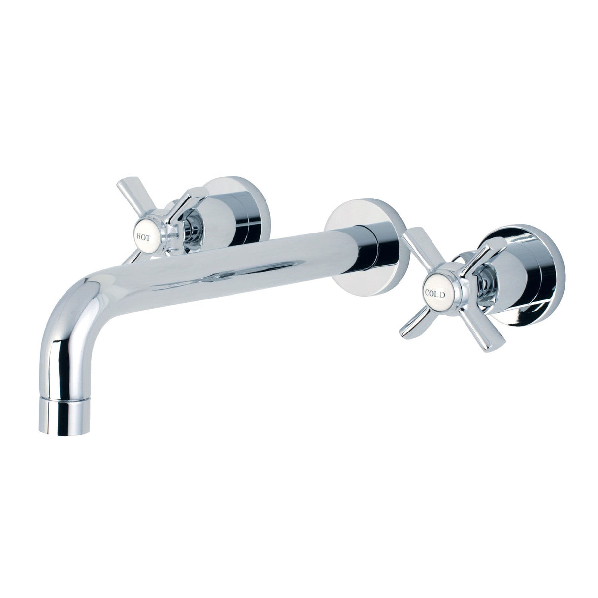 Millennium KS8021ZX Two-Handle 3-Hole Wall Mount Roman Tub Faucet, Polished Chrome