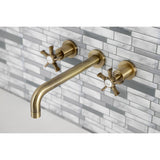 Hamilton KS8023NX Two-Handle 3-Hole Wall Mount Roman Tub Faucet, Antique Brass