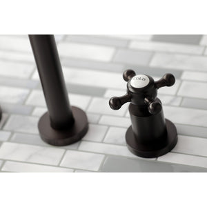 Metropolitan KS8025BX Two-Handle 3-Hole Wall Mount Roman Tub Faucet, Oil Rubbed Bronze