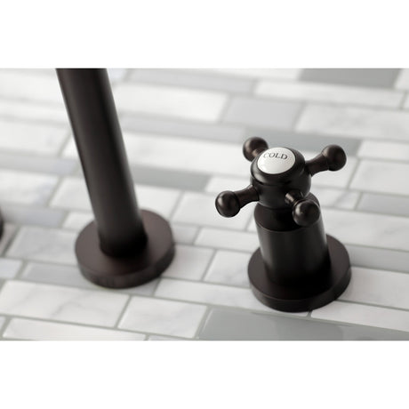 Metropolitan KS8025BX Two-Handle 3-Hole Wall Mount Roman Tub Faucet, Oil Rubbed Bronze