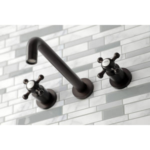 Metropolitan KS8025BX Two-Handle 3-Hole Wall Mount Roman Tub Faucet, Oil Rubbed Bronze