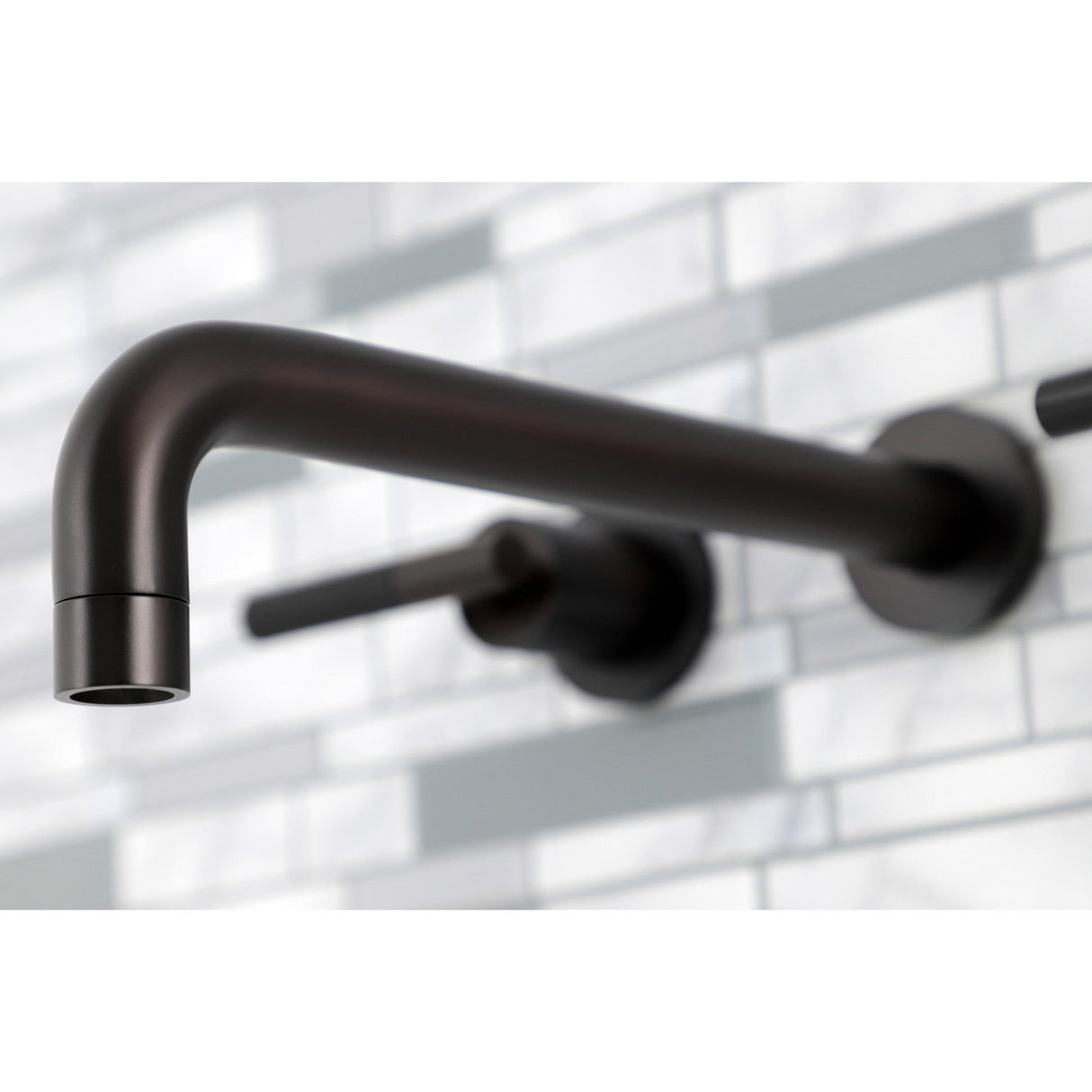 Kaiser KS8025CKL Two-Handle 3-Hole Wall Mount Roman Tub Faucet, Oil Rubbed Bronze