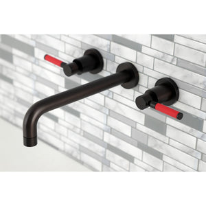Kaiser KS8025DKL Two-Handle 3-Hole Wall Mount Roman Tub Faucet, Oil Rubbed Bronze