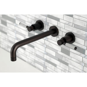 Kaiser KS8025DKL Two-Handle 3-Hole Wall Mount Roman Tub Faucet, Oil Rubbed Bronze