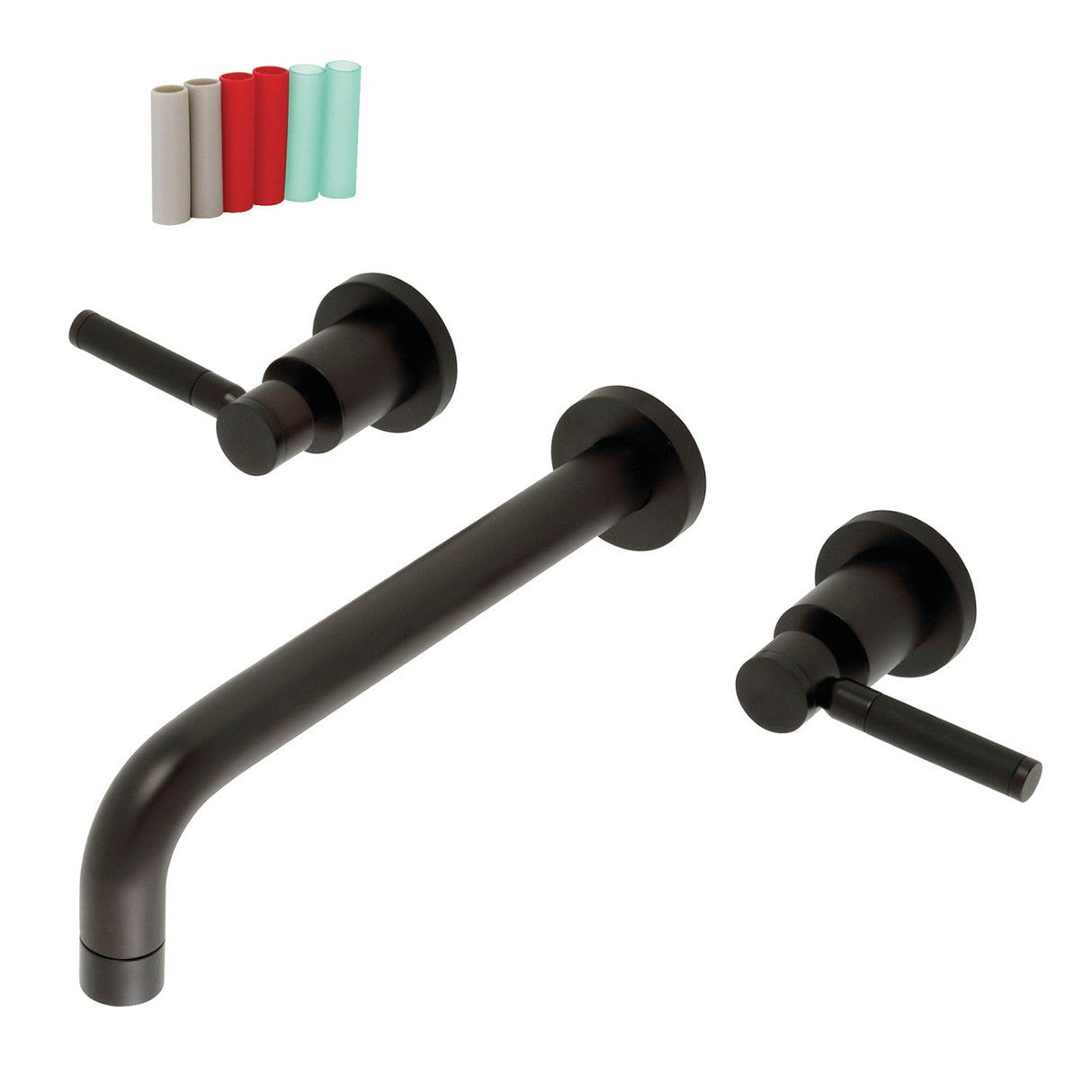 Kaiser KS8025DKL Two-Handle 3-Hole Wall Mount Roman Tub Faucet, Oil Rubbed Bronze
