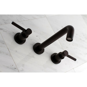 Concord KS8025DL Two-Handle 3-Hole Wall Mount Roman Tub Faucet, Oil Rubbed Bronze