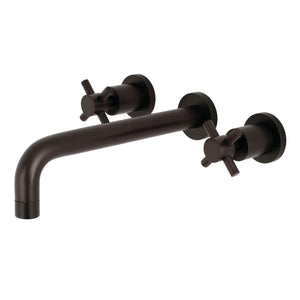 Concord KS8025DX Two-Handle 3-Hole Wall Mount Roman Tub Faucet, Oil Rubbed Bronze