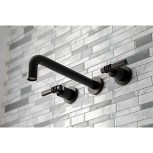 Milano KS8025ML Two-Handle 3-Hole Wall Mount Roman Tub Faucet, Oil Rubbed Bronze