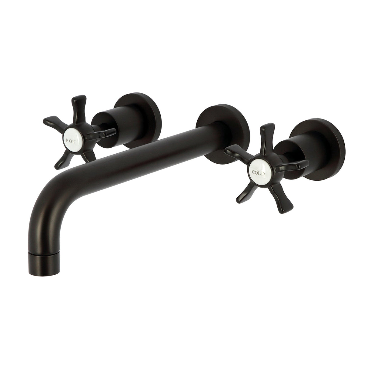 Hamilton KS8025NX Two-Handle 3-Hole Wall Mount Roman Tub Faucet, Oil Rubbed Bronze
