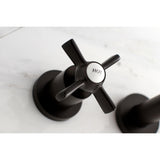 Millennium KS8025ZX Two-Handle 3-Hole Wall Mount Roman Tub Faucet, Oil Rubbed Bronze