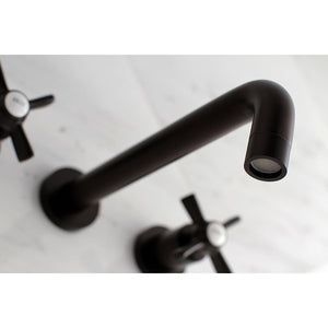 Millennium KS8025ZX Two-Handle 3-Hole Wall Mount Roman Tub Faucet, Oil Rubbed Bronze