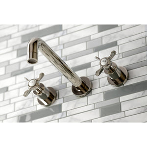 Essex KS8026BEX Two-Handle 3-Hole Wall Mount Roman Tub Faucet, Polished Nickel