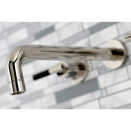 Kaiser KS8026CKL Two-Handle 3-Hole Wall Mount Roman Tub Faucet, Polished Nickel