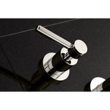 Concord KS8026DL Two-Handle 3-Hole Wall Mount Roman Tub Faucet, Polished Nickel