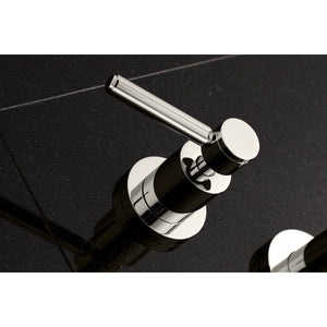 Concord KS8026DL Two-Handle 3-Hole Wall Mount Roman Tub Faucet, Polished Nickel