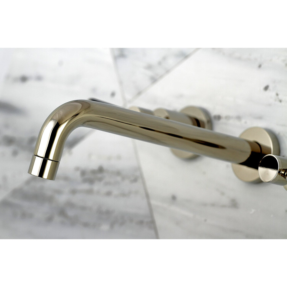 Concord KS8026DL Two-Handle 3-Hole Wall Mount Roman Tub Faucet, Polished Nickel