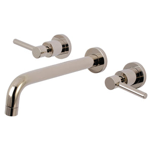 Concord KS8026DL Two-Handle 3-Hole Wall Mount Roman Tub Faucet, Polished Nickel