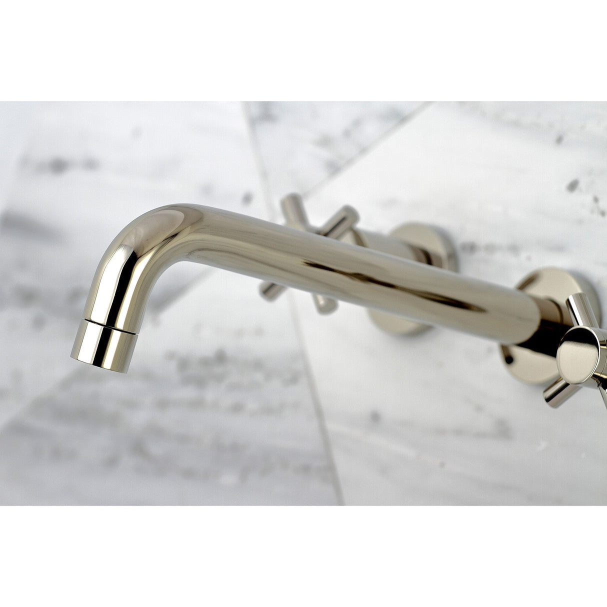 Concord KS8026DX Two-Handle 3-Hole Wall Mount Roman Tub Faucet, Polished Nickel