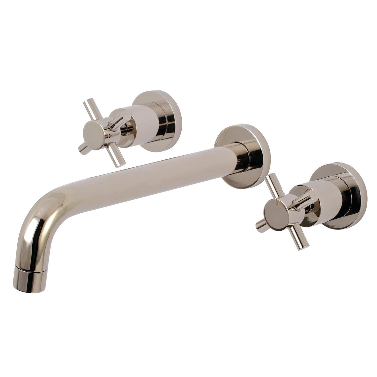 Concord KS8026DX Two-Handle 3-Hole Wall Mount Roman Tub Faucet, Polished Nickel
