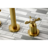 Essex KS8027BEX Two-Handle 3-Hole Wall Mount Roman Tub Faucet, Brushed Brass