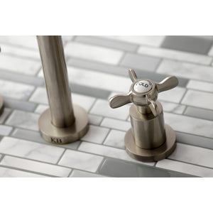 Essex KS8028BEX Two-Handle 3-Hole Wall Mount Roman Tub Faucet, Brushed Nickel