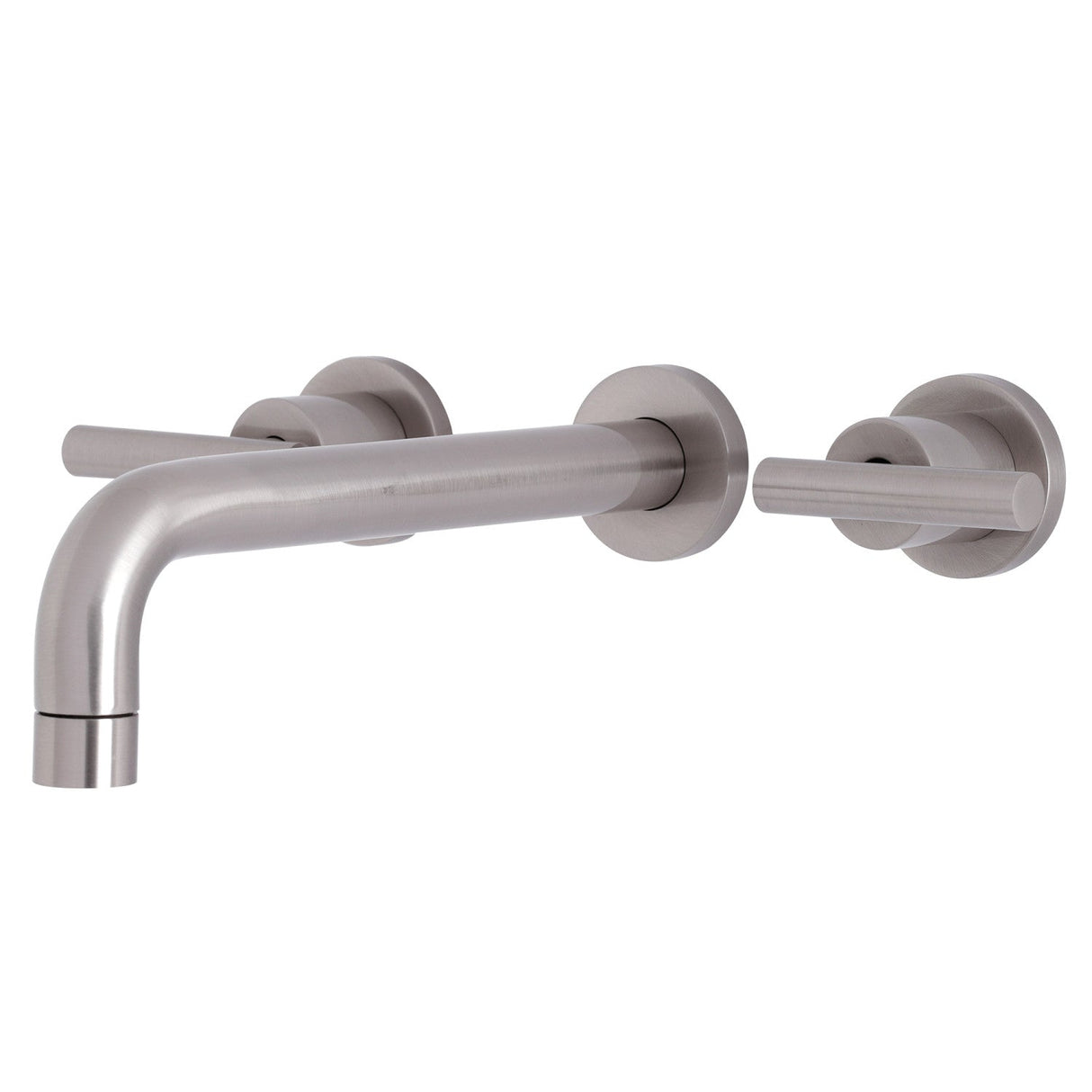 Manhattan KS8028CML Two-Handle 3-Hole Wall Mount Roman Tub Faucet, Brushed Nickel
