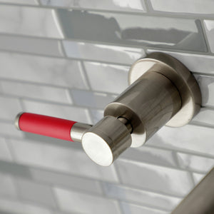 Kaiser KS8028DKL Two-Handle 3-Hole Wall Mount Roman Tub Faucet, Brushed Nickel