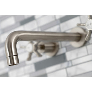 Hamilton KS8028NX Two-Handle 3-Hole Wall Mount Roman Tub Faucet, Brushed Nickel